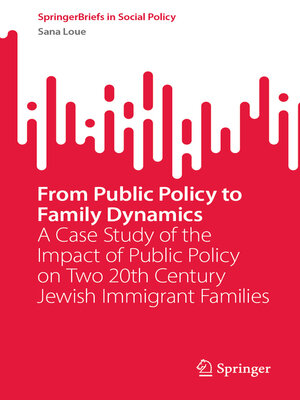 cover image of From Public Policy to Family Dynamics